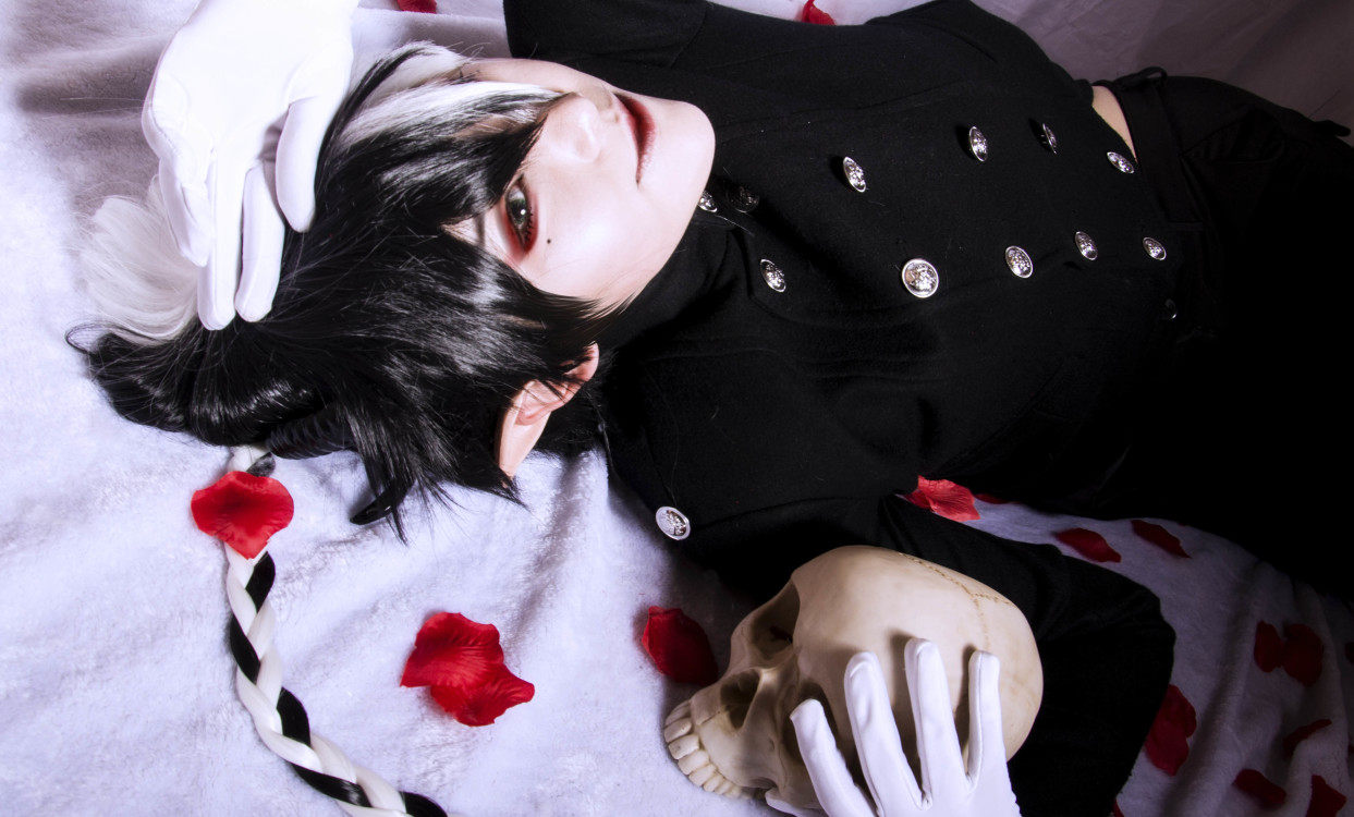 v家 乐正龙牙【恶魔】cosplay