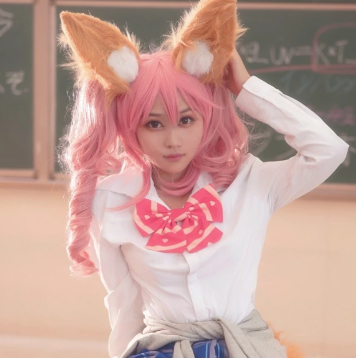 25岁小姐姐教室cos玉藻前,相似度高达99%,网友:我要转学