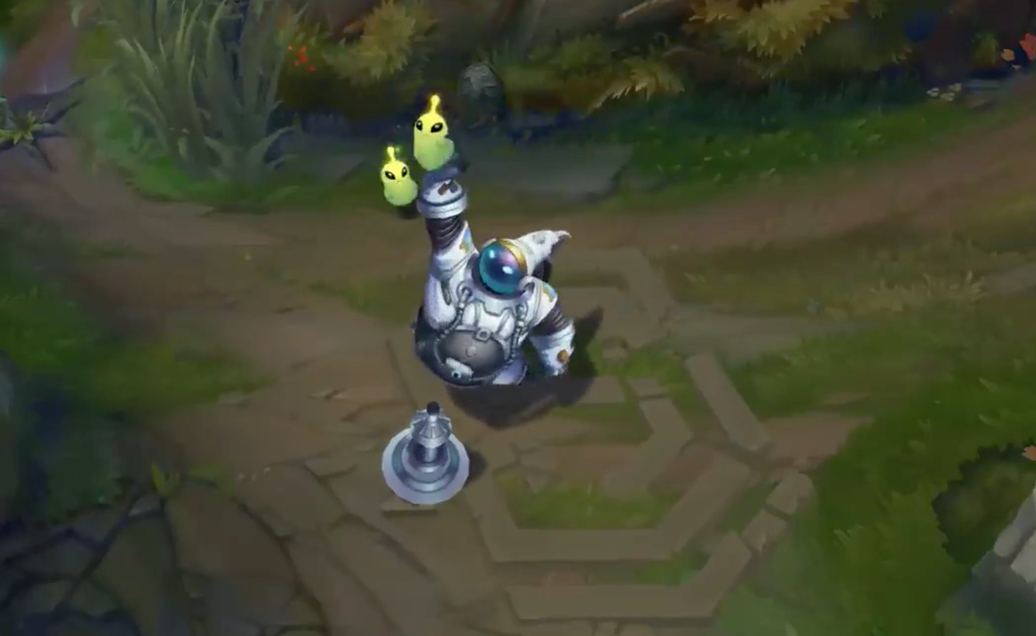 巴德喜提新皮肤!化身可爱的宇航员 到处收罗迷你小外星人!