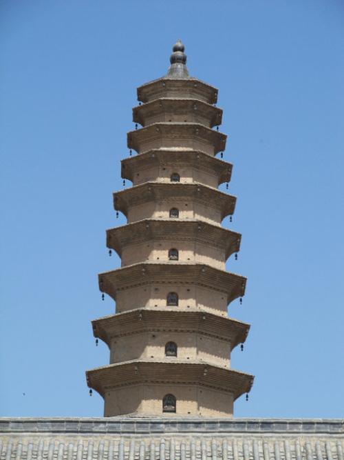 古八景之一,塔寺钟声,享誉民间,山西省芮城寿圣寺舍利塔