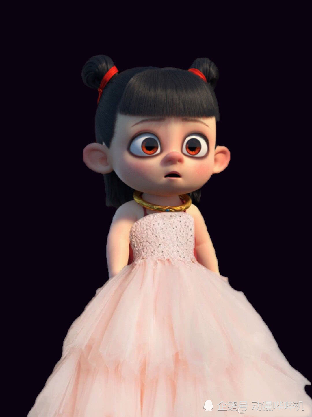 哪吒之魔童降世:网友将哪吒变成"换装小公主",造型吒你太美!