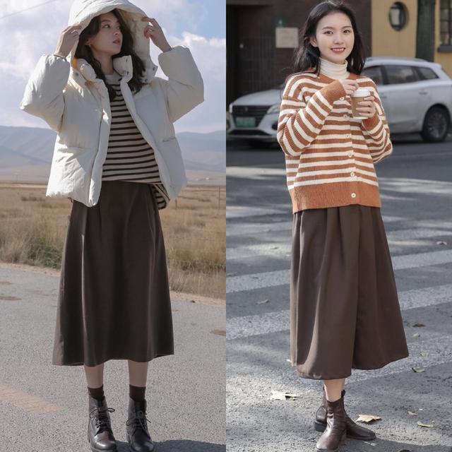 ��������Ů����ô������ʱ�� ��������ë��+����ȹ+��ѥ �����ּ���