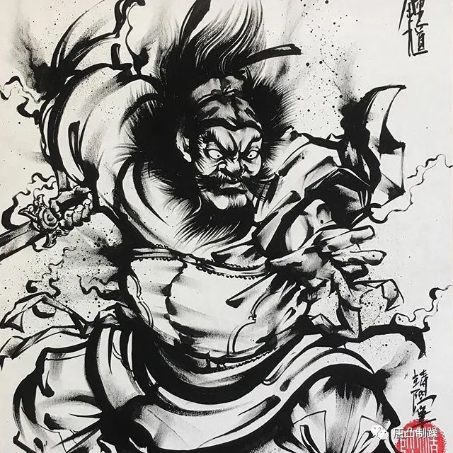 水墨风纹身手稿,每一张都值得珍藏