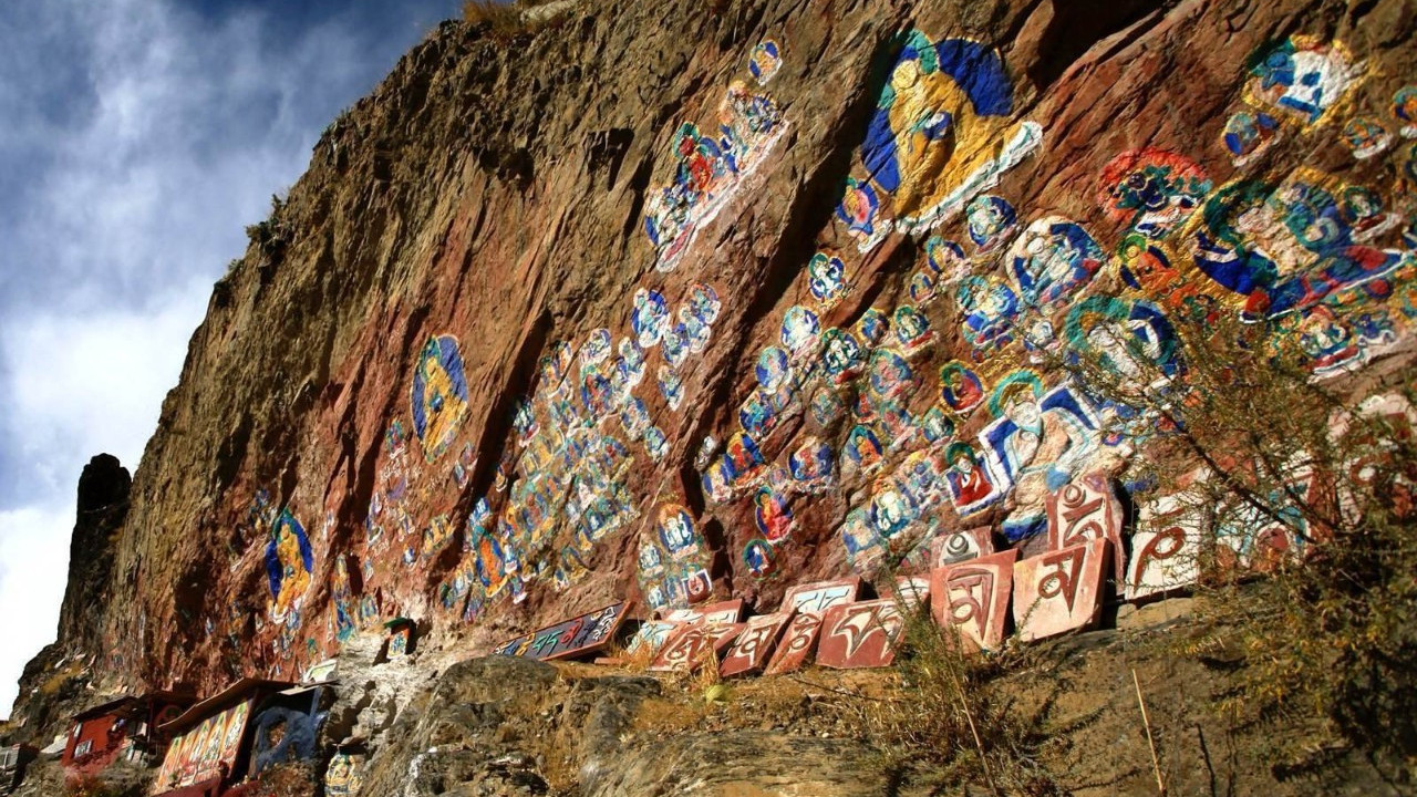 千佛崖,布达拉宫