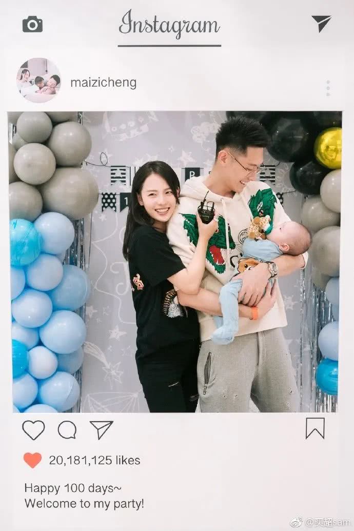 结婚后,张嘉倪生了两个儿子成为妈妈,但买超仍然把她当小公主一样宠爱