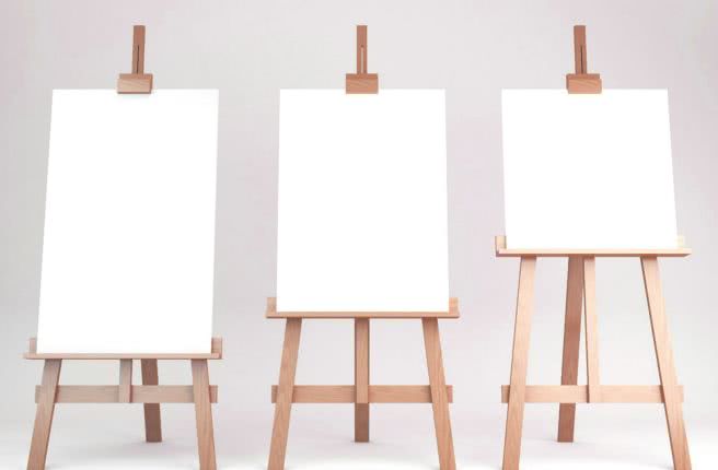 画笔,画纸,画板,马克笔,油画棒