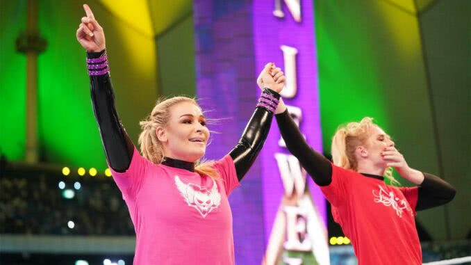 wwe女子冠军赛首次降临中东,在情人节和女神约会果然不能迟到!