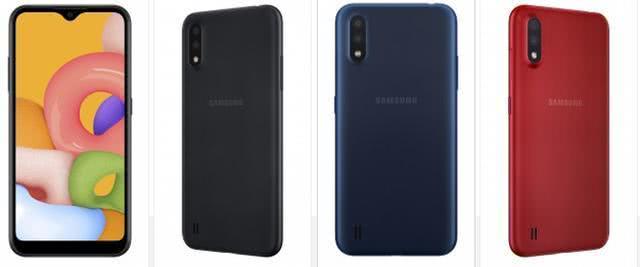 三星galaxy a01新版本配置曝光:1gb内存!