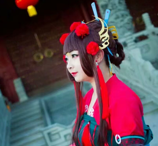 提灯少女,动漫cos人物,简约大气,多了几分精致感