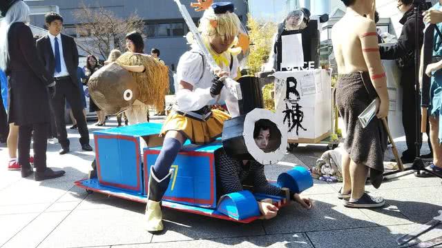 日本京都大学有人cos奥尔加团长半身像,网友吐槽不是第一次了