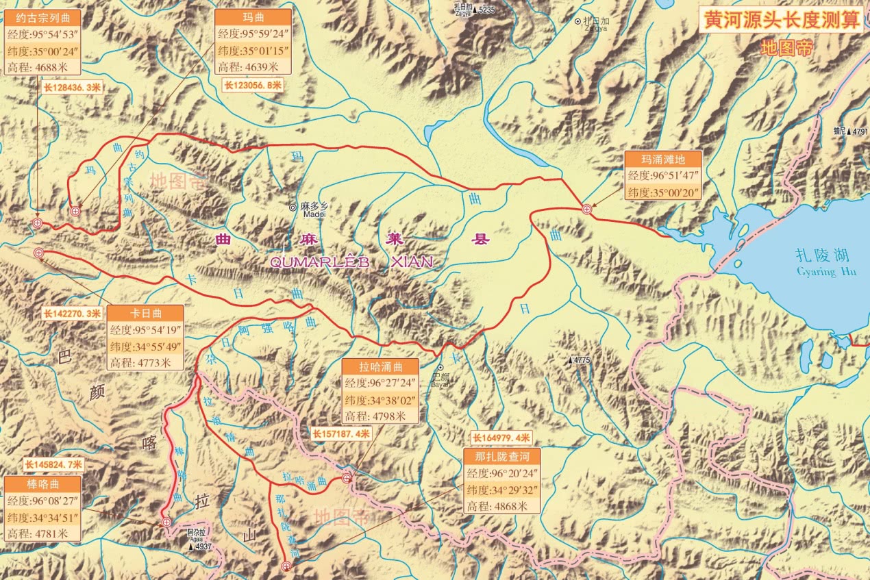 中国第二长河,黄河的源头在什么地方?