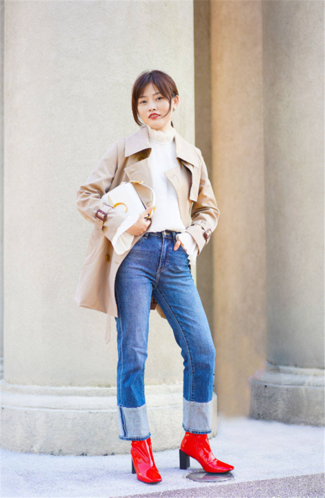 牛仔裤靴子怎么搭配衣服好看吗女生_牛仔裤靴子怎么搭配衣服好看吗