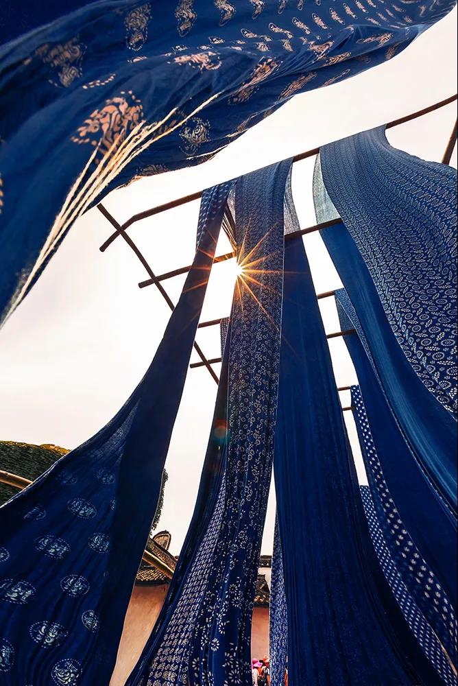 青承国学丨靛青蓝印 布载千秋