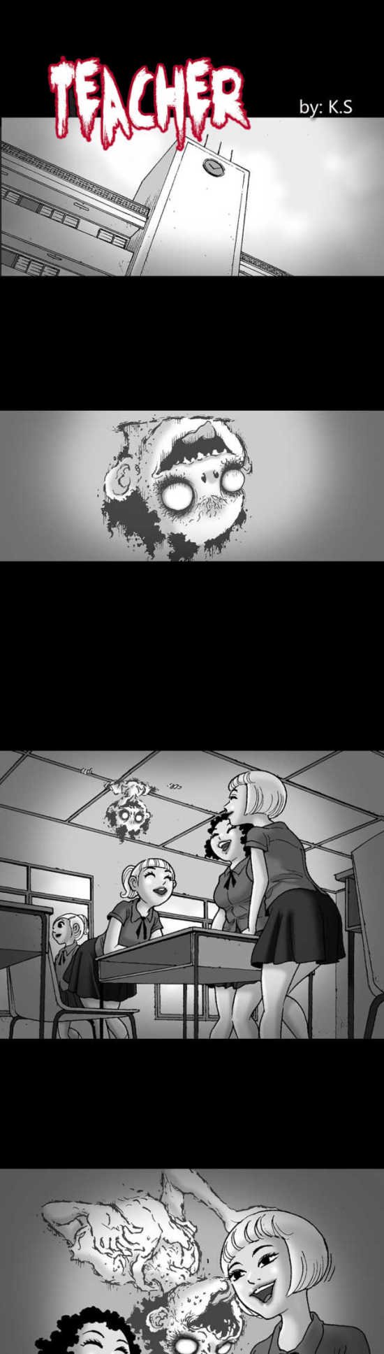 无声恐怖漫画 老师 无声恐怖漫画 恐怖漫画 恐怖故事 恐怖辣椒