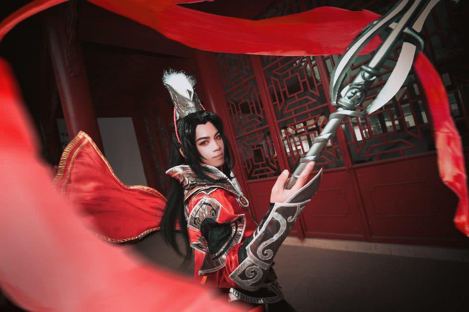 剑侠情缘叁 朔雪军爷cosplay