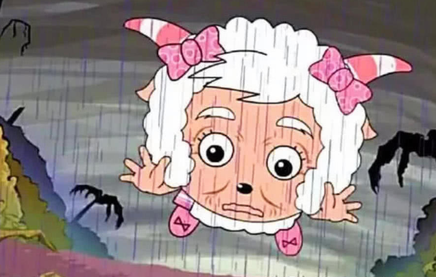 美羊羊最丑的4个状态,直发不算啥,最后一个红太狼都吐槽