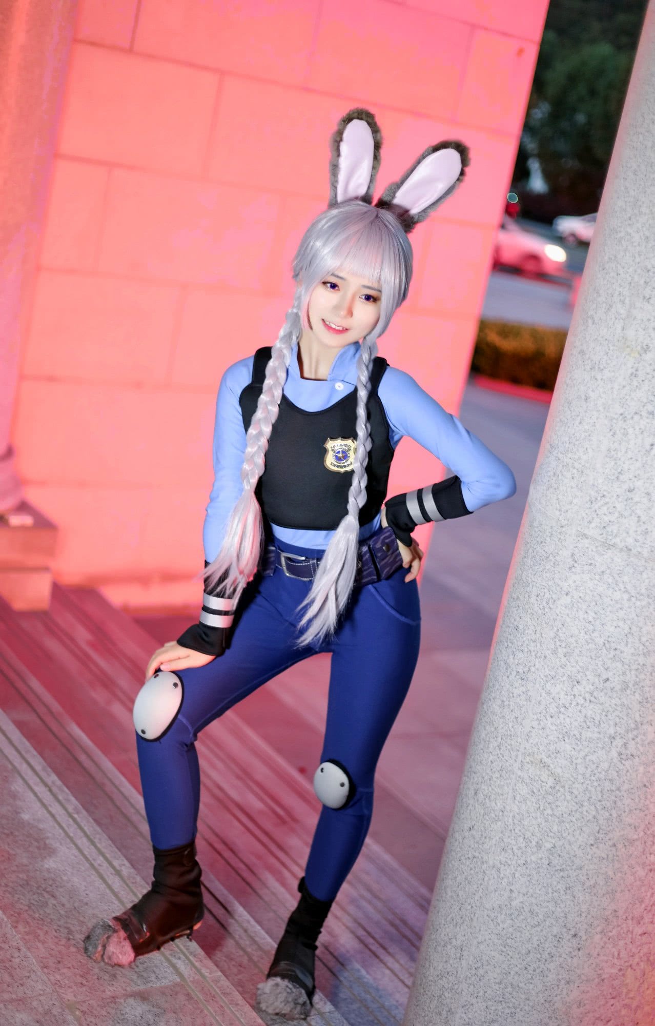 疯狂动物城 朱迪拟人cosplay