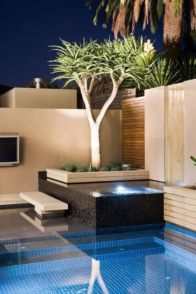 8个极简的度假别墅院子,美到爆