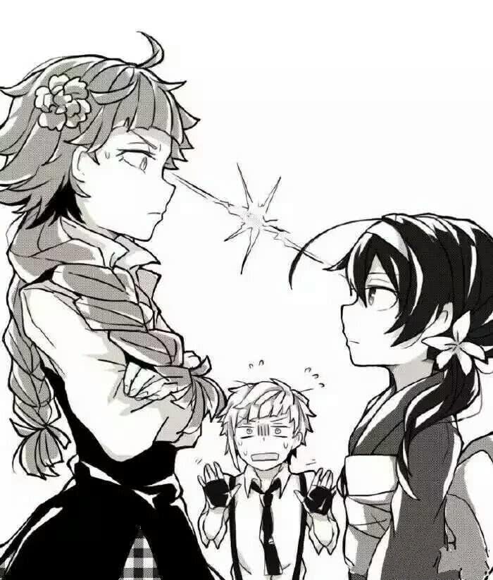 露西,中岛敦,文豪野犬,泉镜花