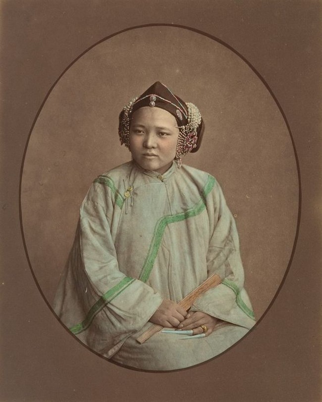 老照片:清朝末年的老百姓人像