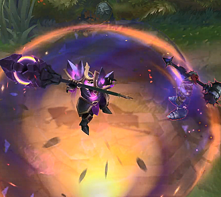 lol:铁男死兆星皮肤特效曝光,亡者领域下,藏着整片星空