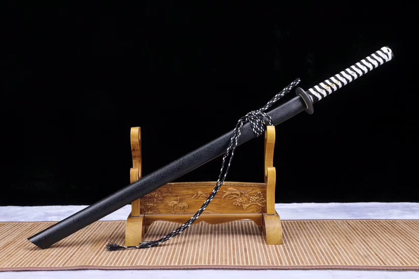 大切刃唐直刀-冰锋,弹簧钢手工锻造