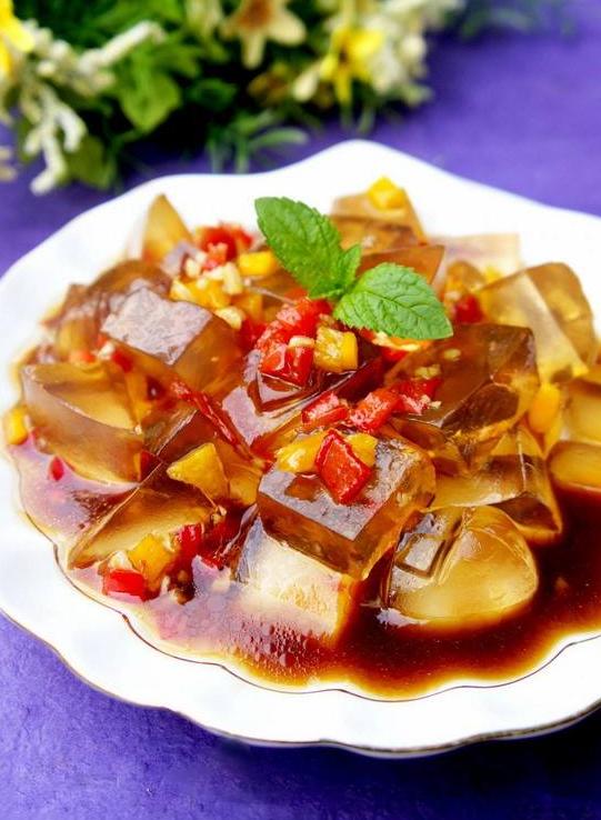 这道凉粉不一般 名副其实的"海鲜小吃"