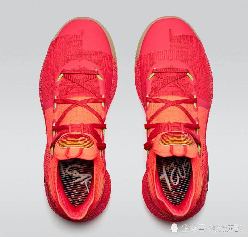 库里6"血红西瓜"简直就是夏日标配!脚踩库里6打球照样带风!