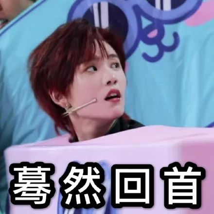 表情包:综艺感好棒的陆柯燃表情包来啦