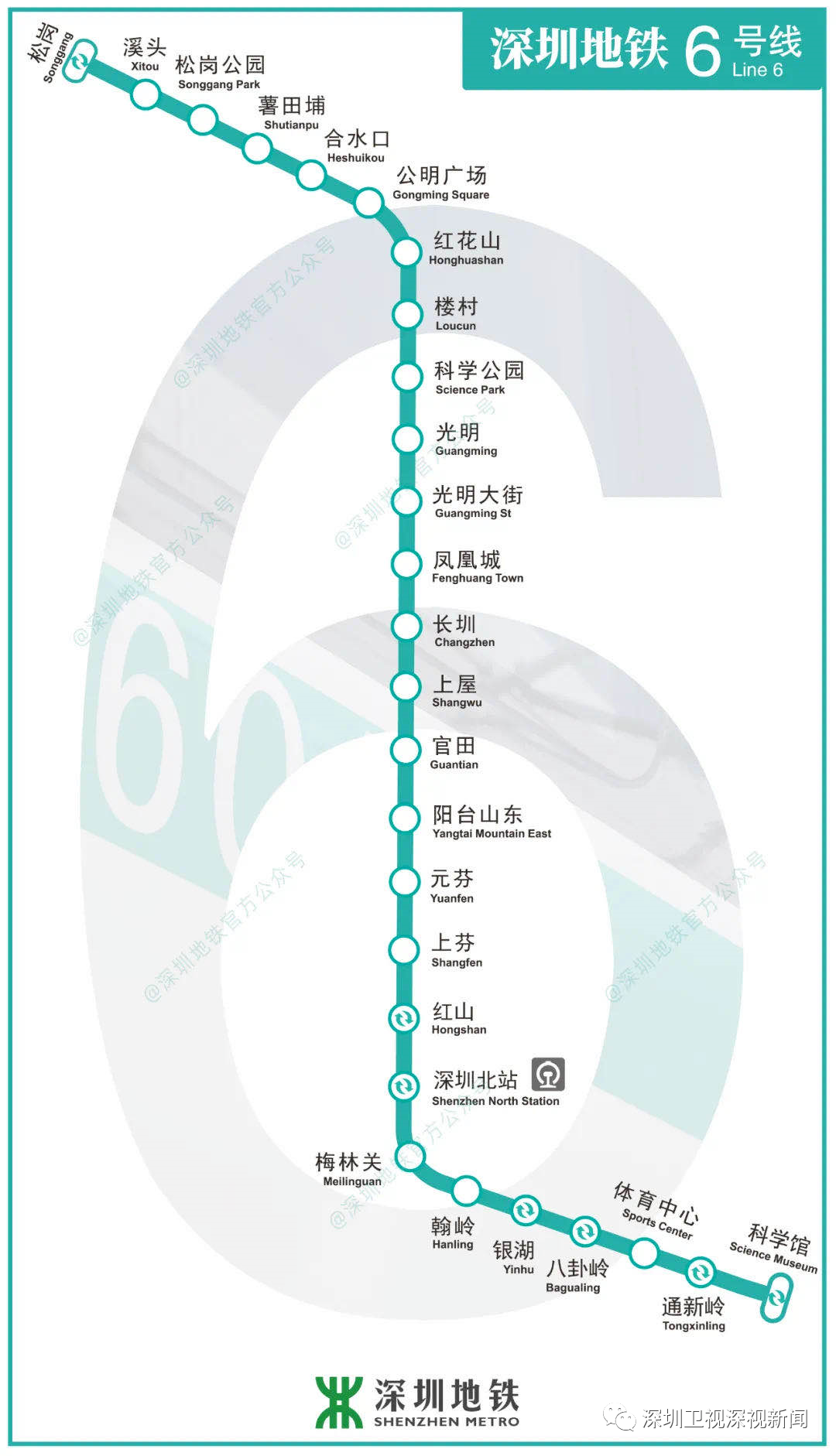 刚刚深圳地铁610号线通车
