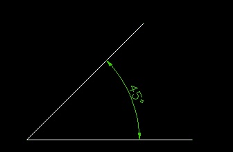 autocad如何进行角度标注