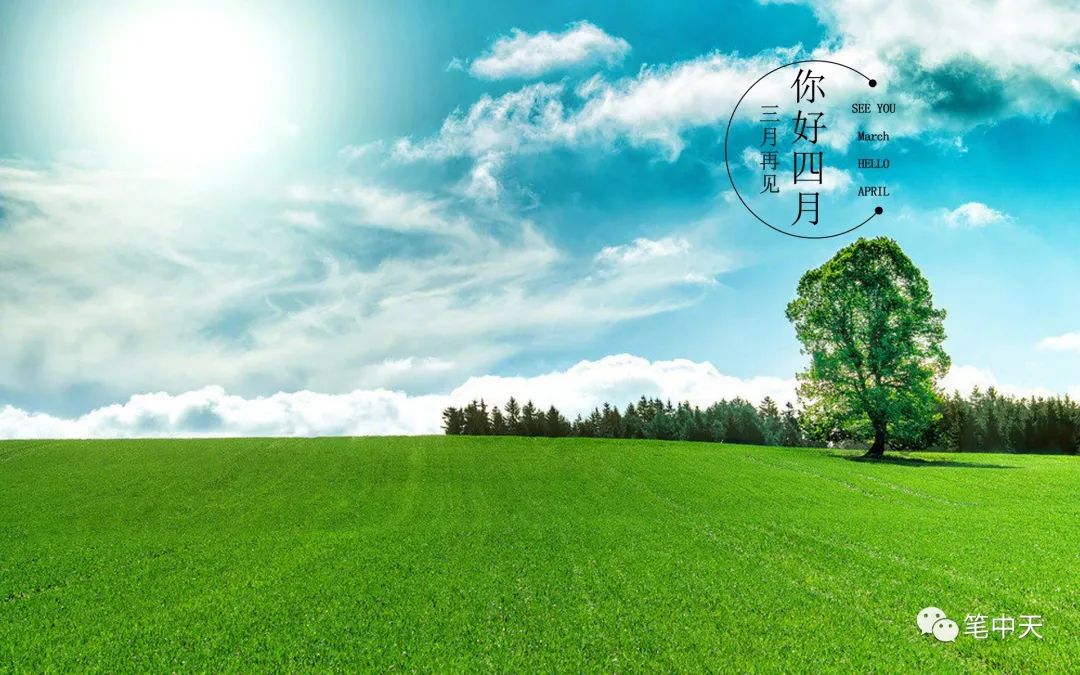 四月,你好