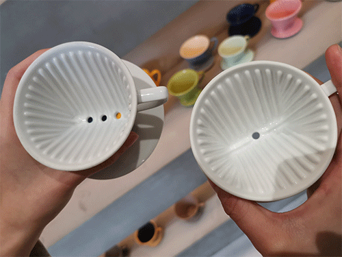 主流咖啡滤杯的样式一直是单孔