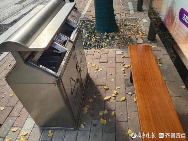接连被曝公交候车座位对着垃圾桶，济南公交集团回应：将进行统一排查