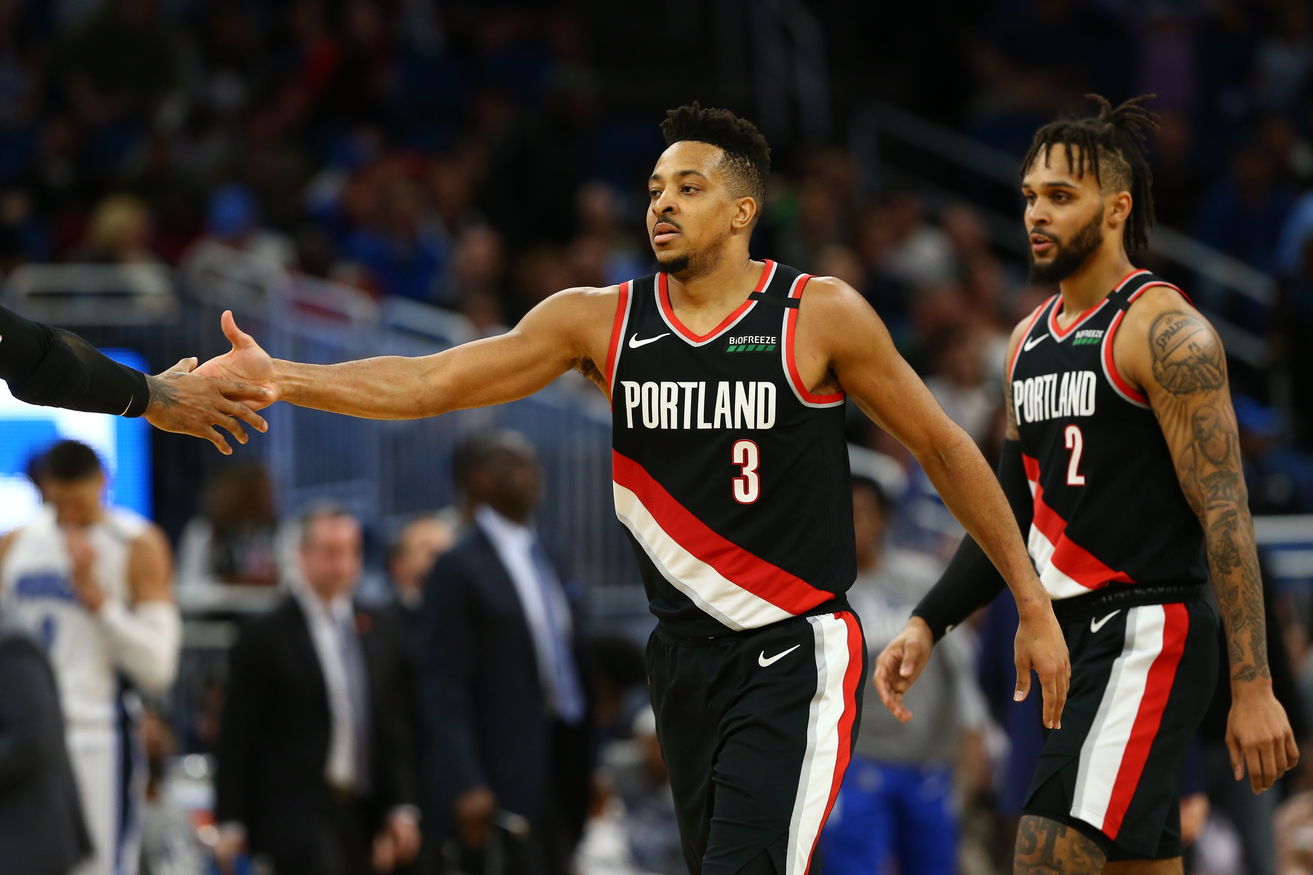 魔术,波特兰开拓者,麦科勒姆,开拓者,球迷,安东尼-戴维斯,利拉德