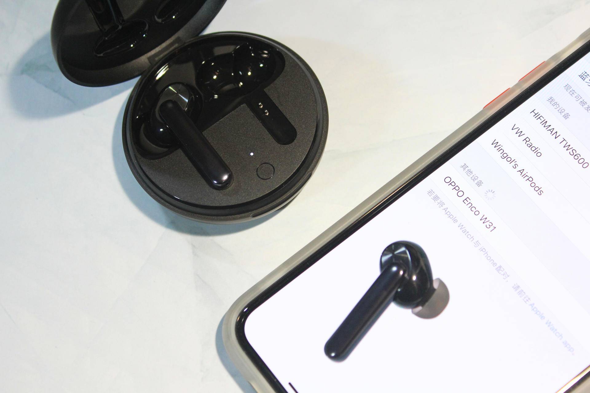 入手小试oppo enco w31蓝牙耳机