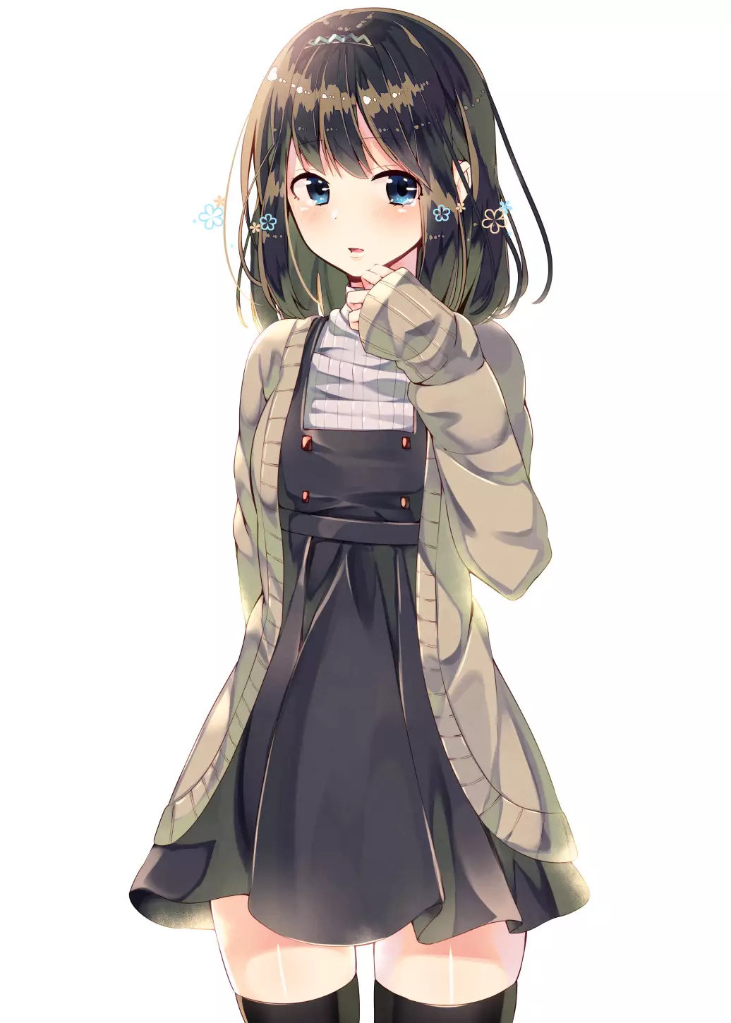 美图特辑轻盈俊俏背带裙少女