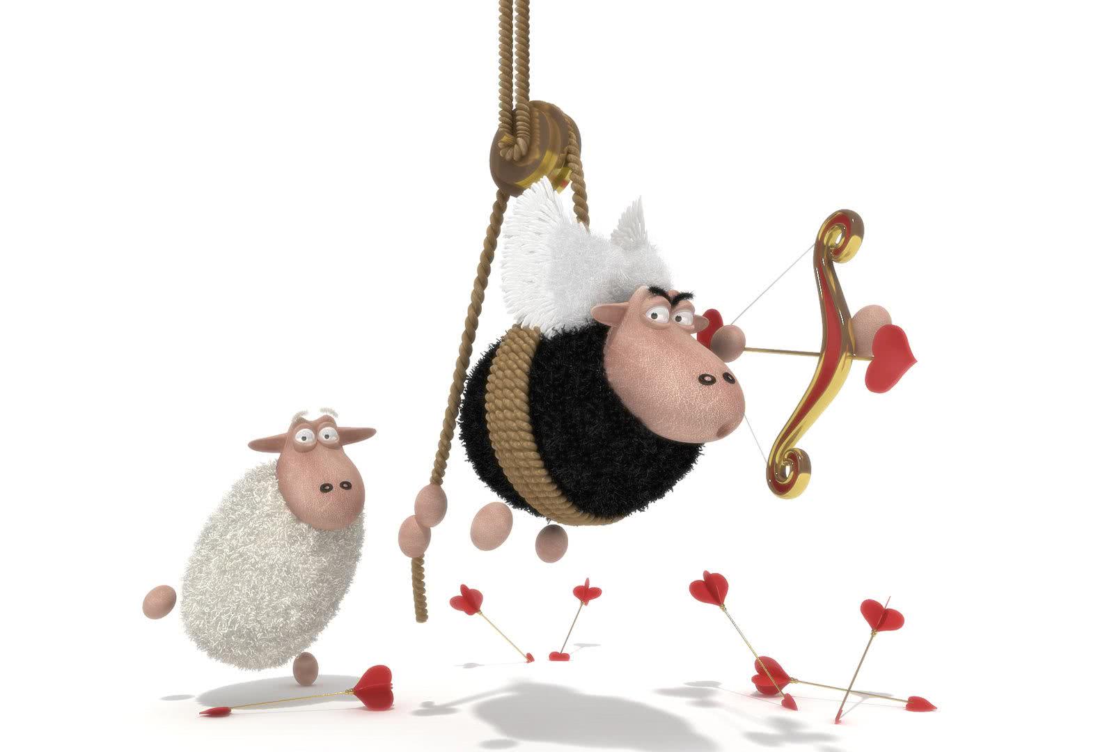 非常可爱的牛牛卡通壁纸3