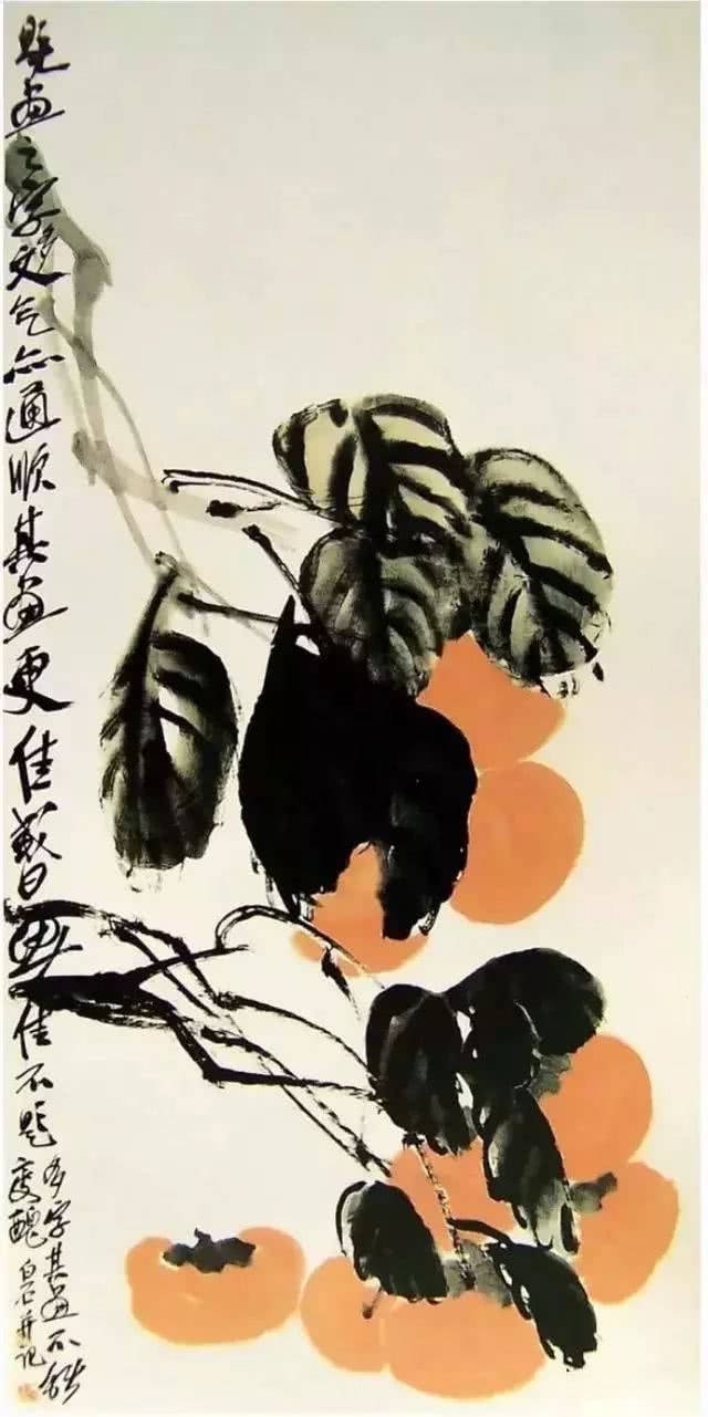 齐白石笔下的瓜果梨桃