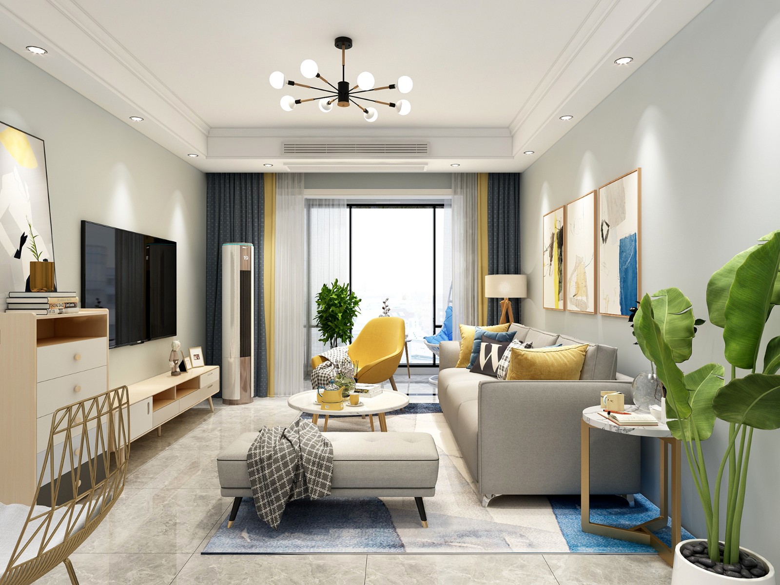 北欧风格比较适合小户型房屋装修,简单精致,哪怕是再小的空间,也能装