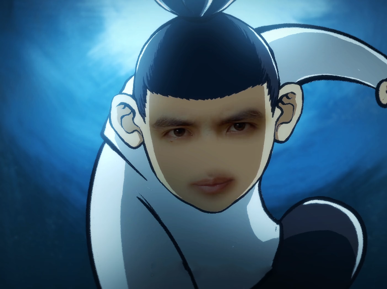 伍六七:小柒的三种眼神,红色代表暗影刺客,真人很帅但没有鼻子