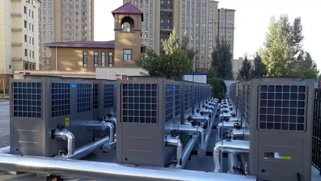 供暖费16.9元/㎡!石家庄小区热泵集中供热,iplv达2.66