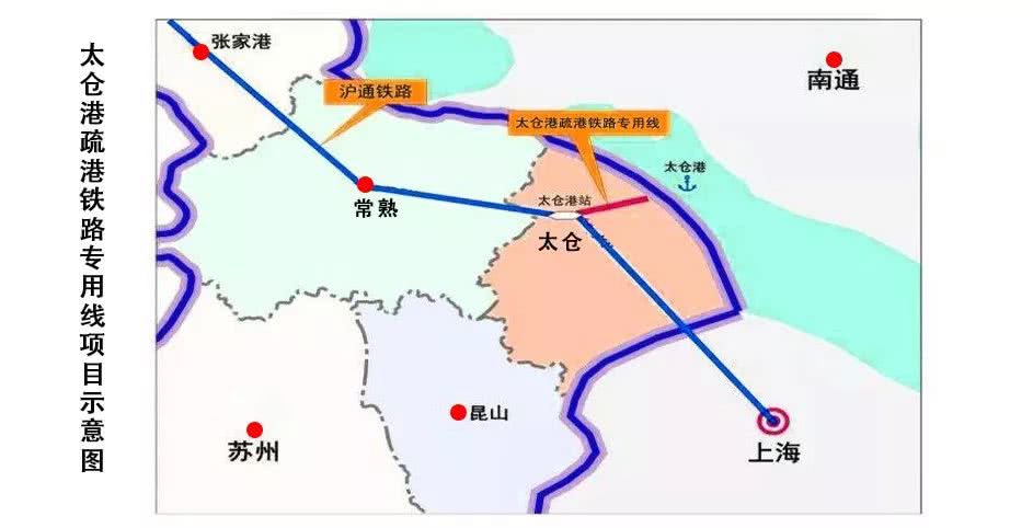 太仓港疏港铁路专用线开工建设