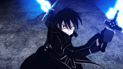 刀剑神域 桐人和优纪对决中 除了二刀流这招也没有使用 哔哩哔哩