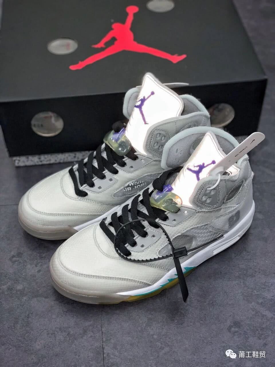 aj5 x ow联名白葡萄开箱