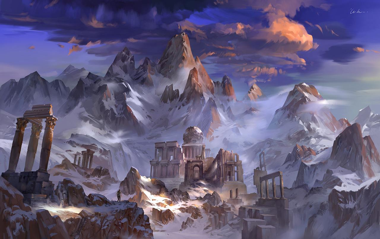 原画,场景原画,游戏,cg,手绘,设定,设计师