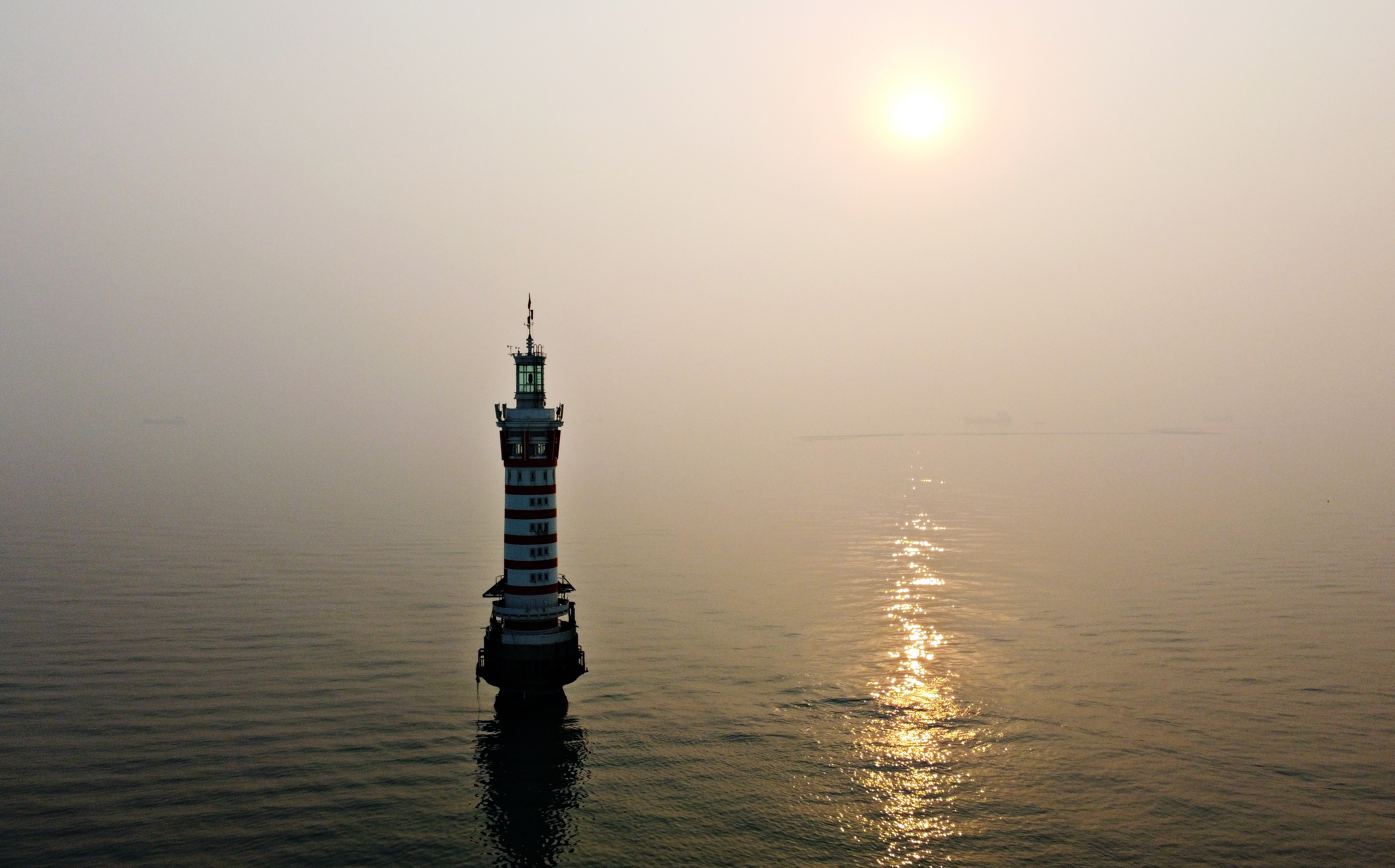 李红旗,灯塔,大沽,大沽灯塔,刘惟真,天津港,船舶