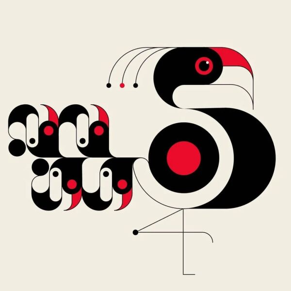 点线面排列组合绘制抽象艺术