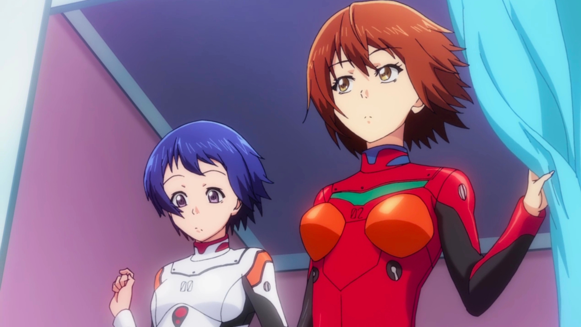 undefined在动漫当中,"古手川千纱"和"吉原爱菜"就曾经穿上《eva》当