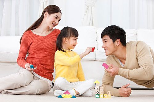 孩子,父母,童年